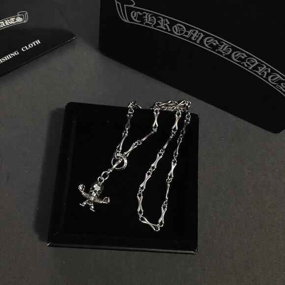 Chrome Hearts Skull Silver Necklace - Picture 2 of 4